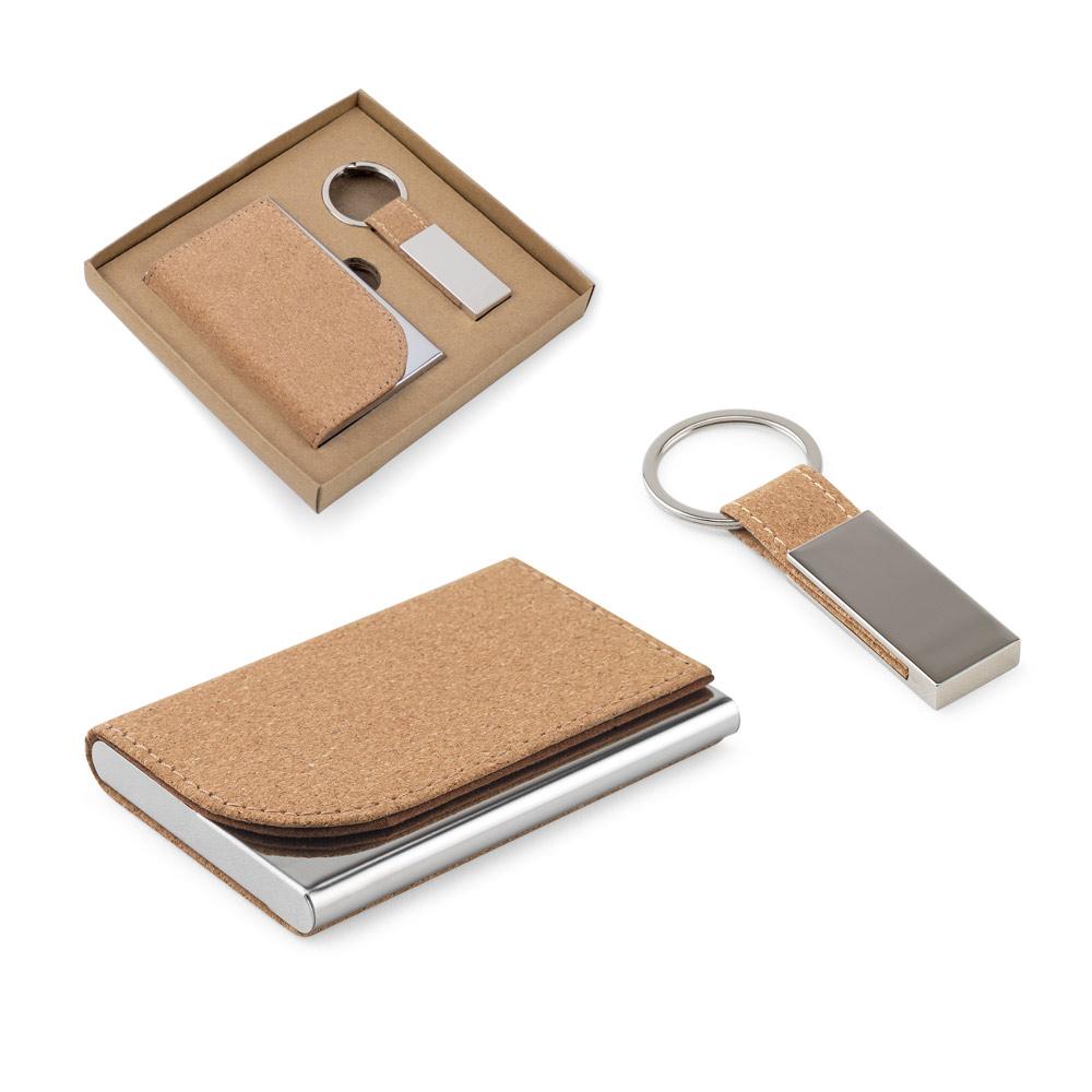 Kit Porta-Cartões + Chaveiro — imagem 1