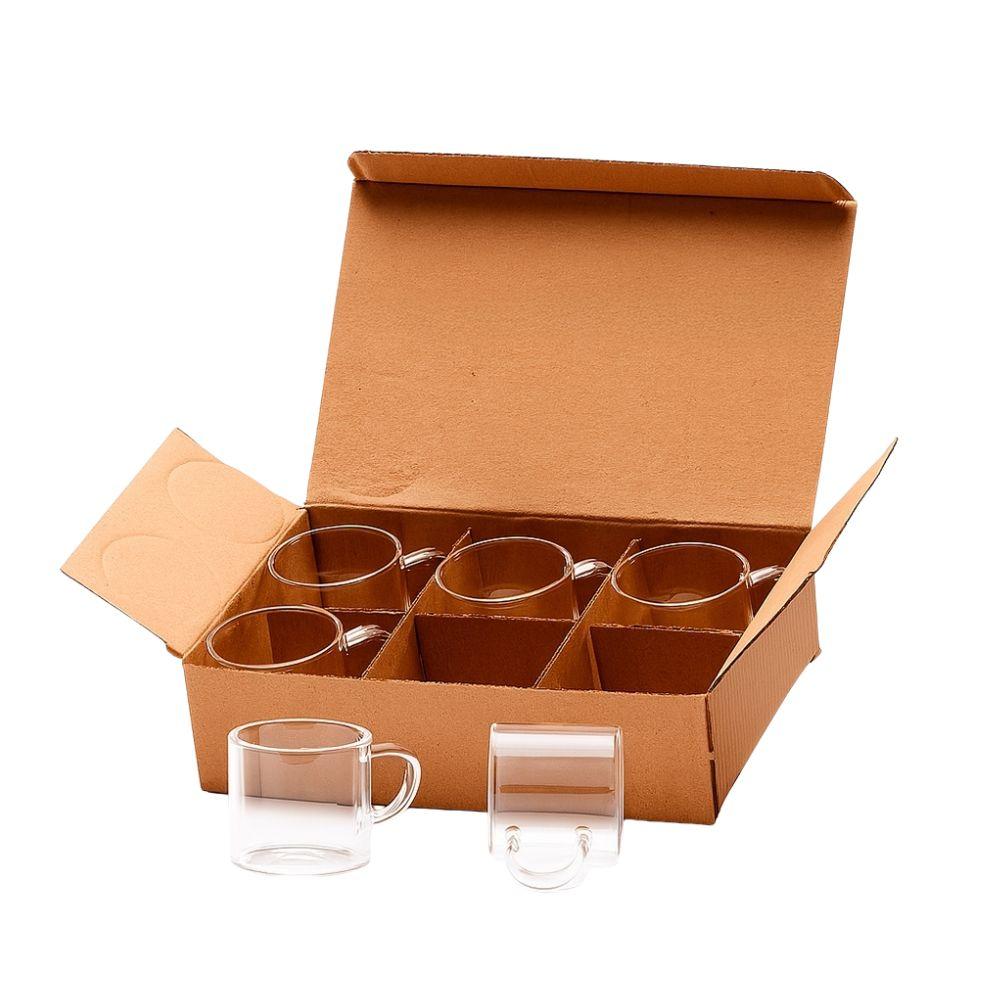 Kit Xícaras de Vidro 6 Peças — imagem 1