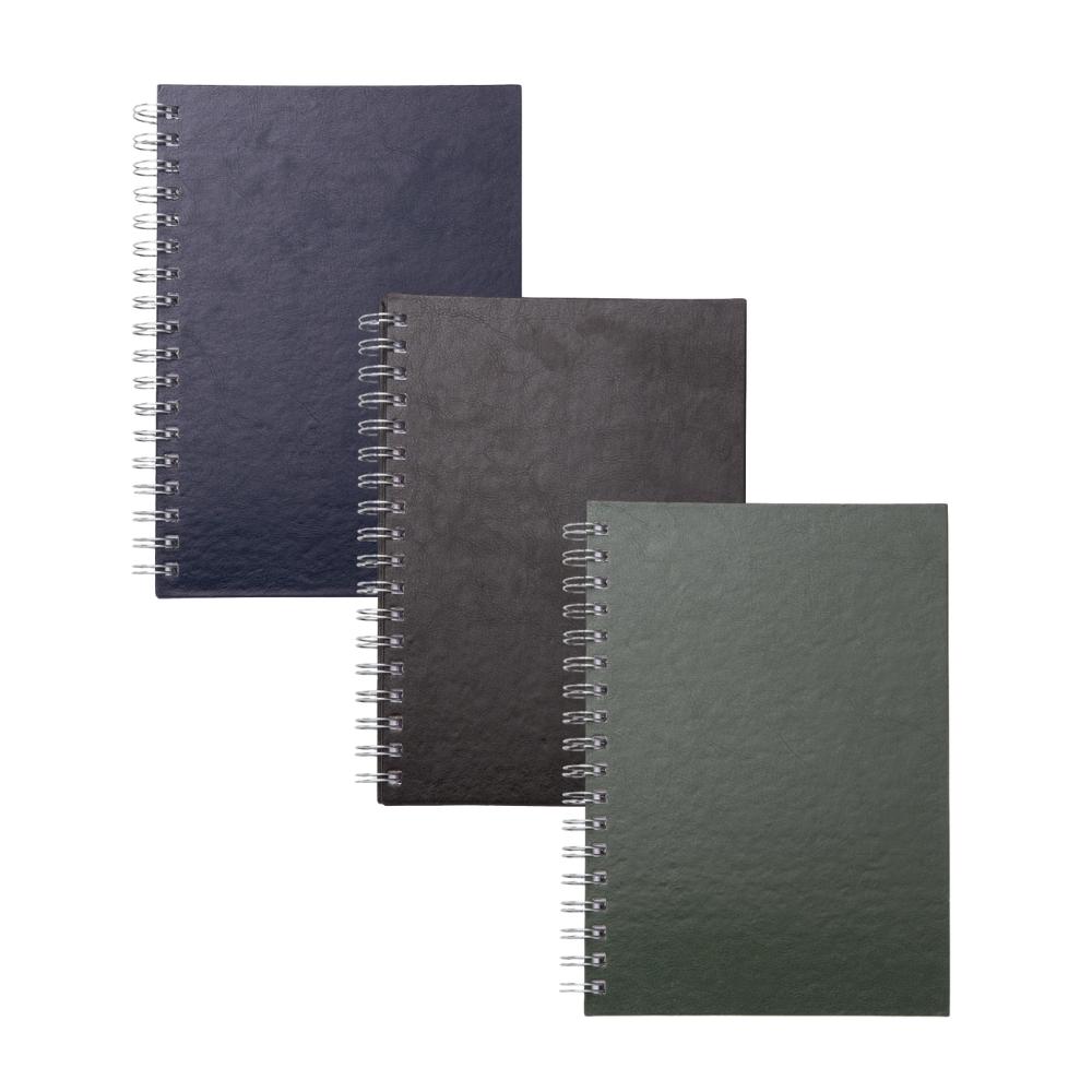 Caderno B5 Couro Sintético Pautado — imagem 1