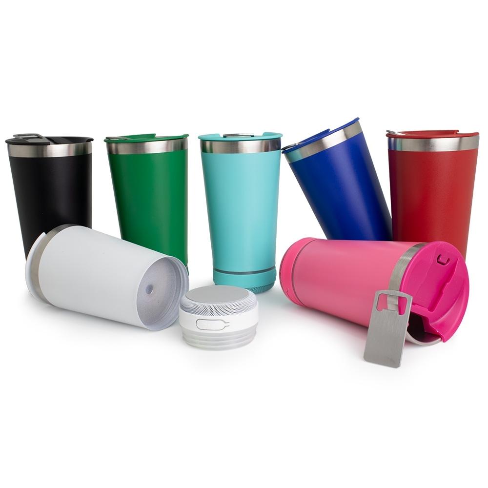 Copo Térmico c/ Caixa de Som 400ml — imagem 1