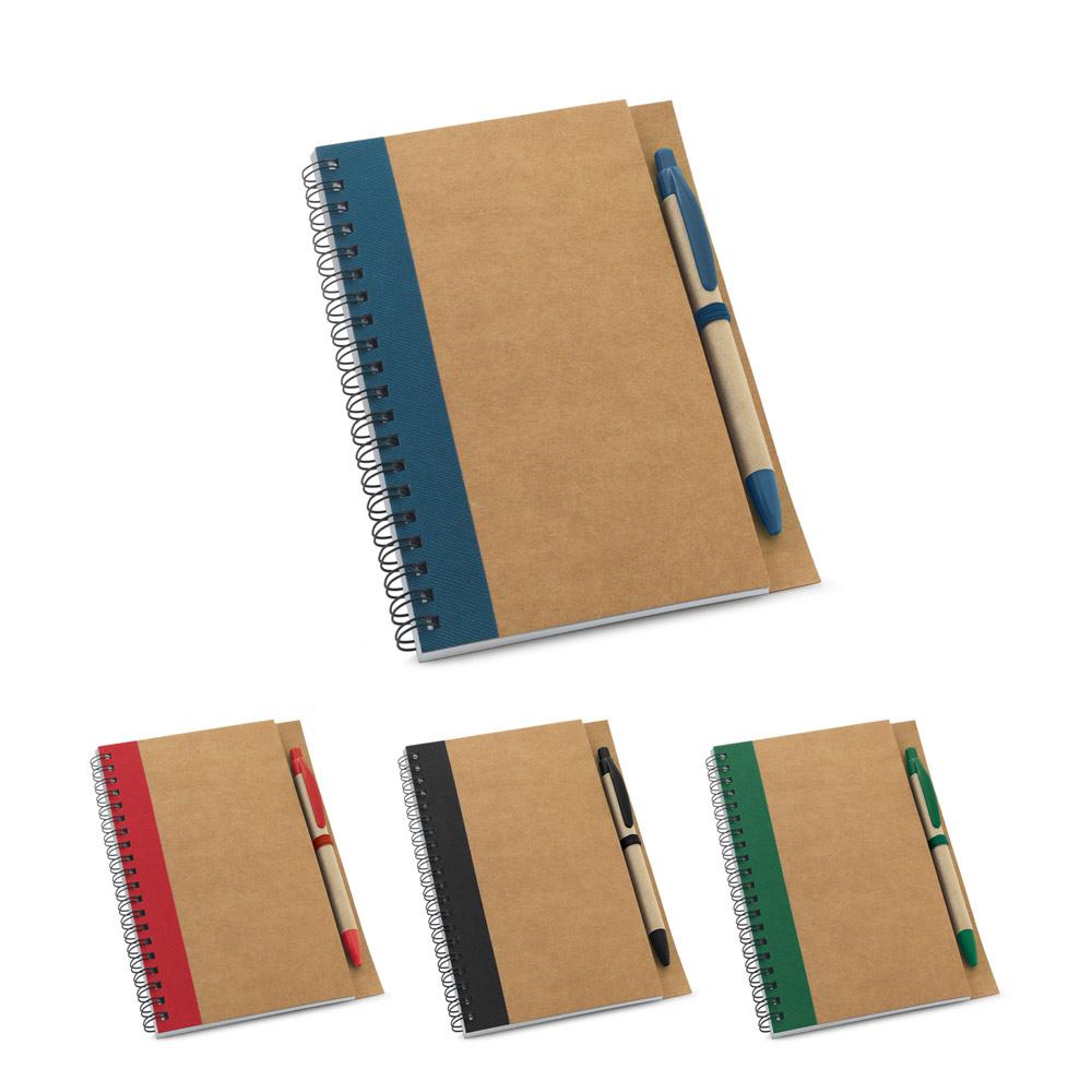 Kit Ecológico Caderno B6 + Caneta Clique — imagem 1