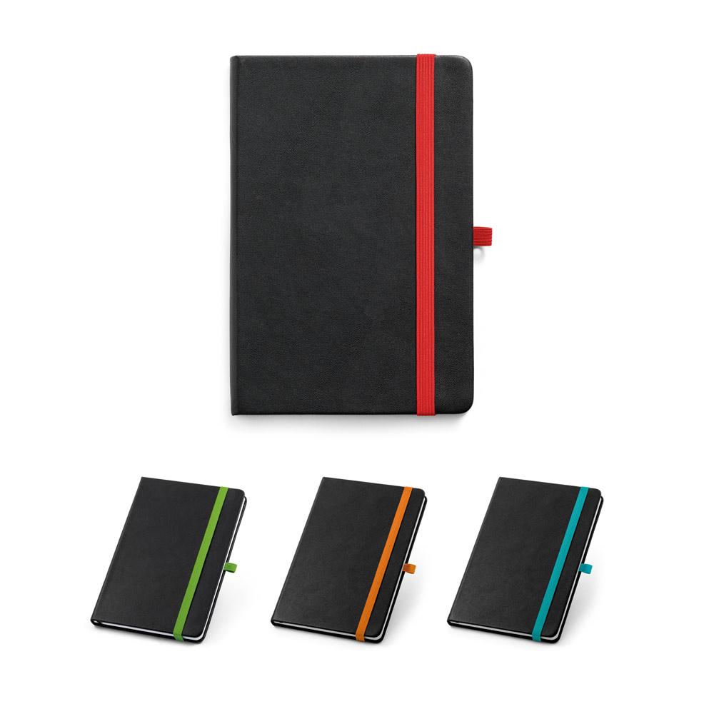 Caderno A5 Capa Dura PU Pautado — imagem 1