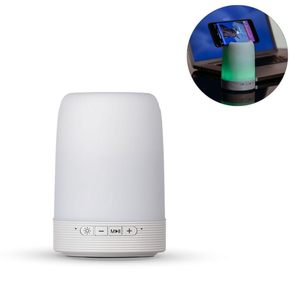 Caixa de Som Multimídia Luminária + Porta-Caneta/Celular — imagem 1