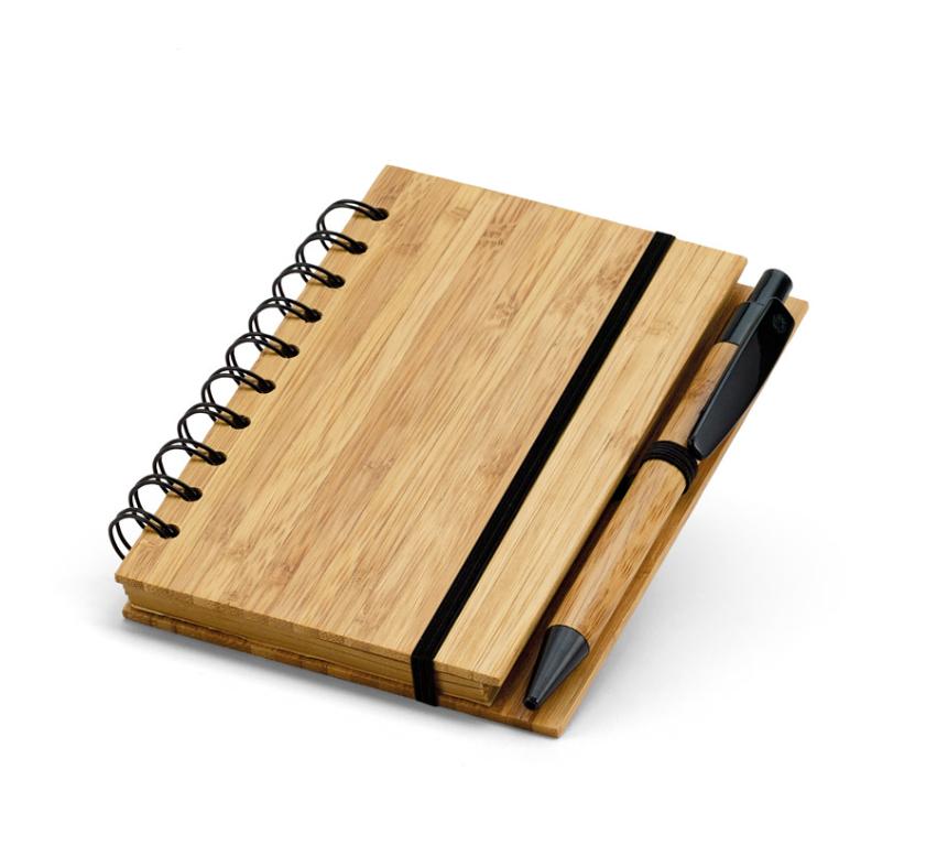 Caderno Ecológico A6 Bambu Pautado — imagem 1