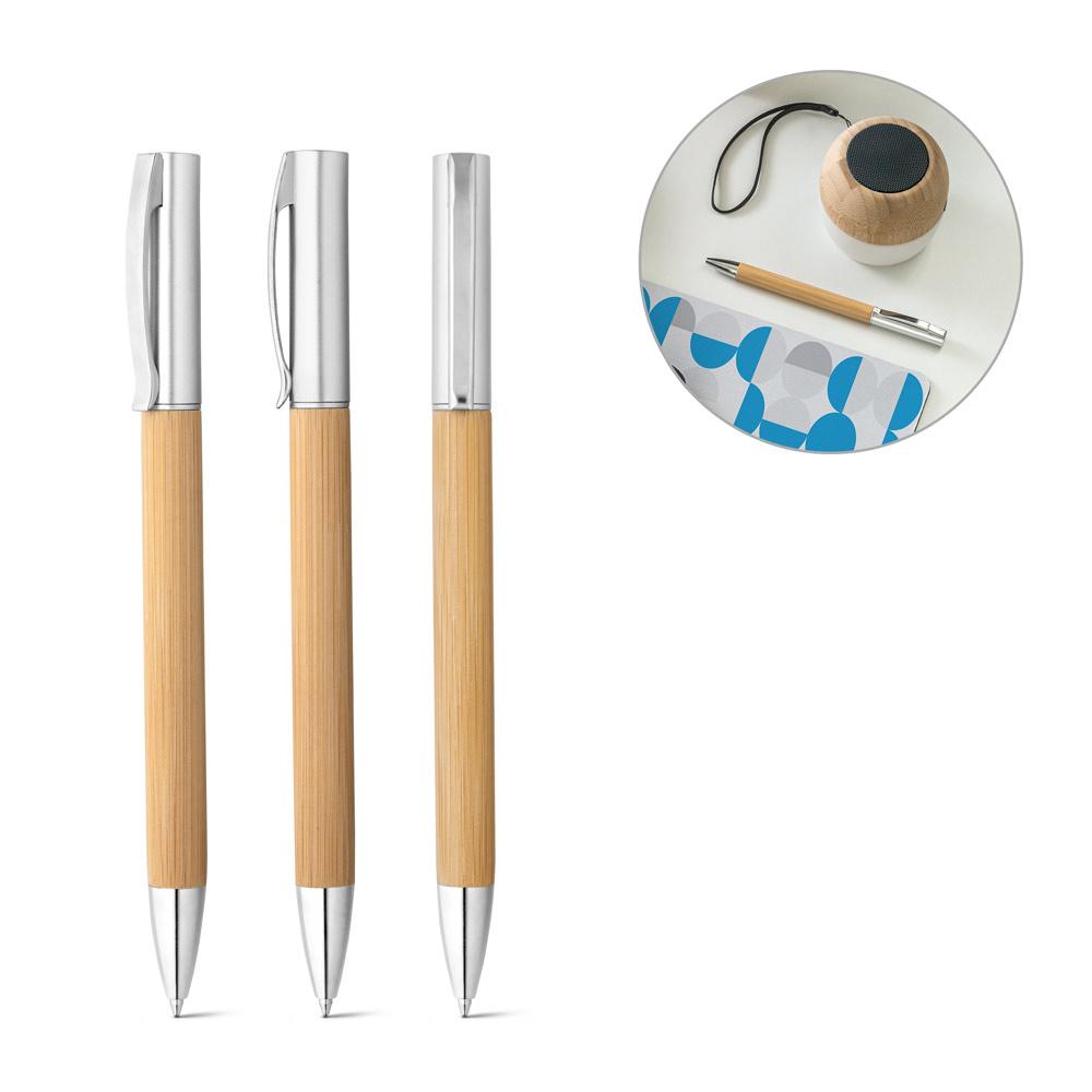 Caneta Ecológica Bambu Twist — imagem 1