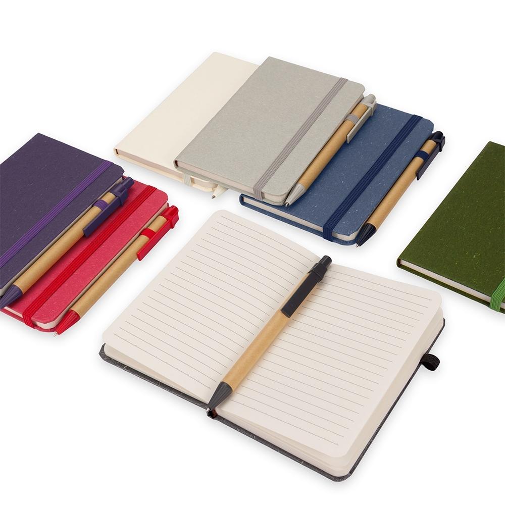 Kit Ecológico Caderneta A6 + Caneta Clique — imagem 1