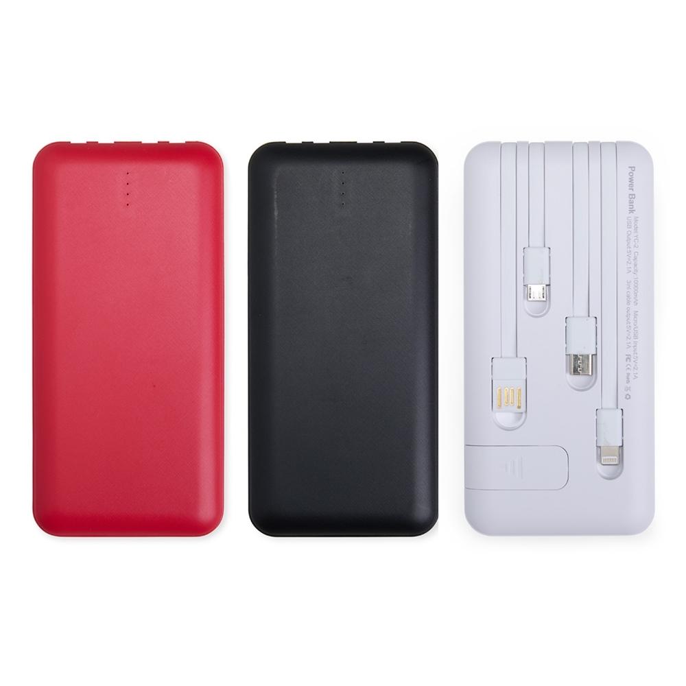 Power Bank c/ Lanterna/Multissaídas 10.000mAh — imagem 1