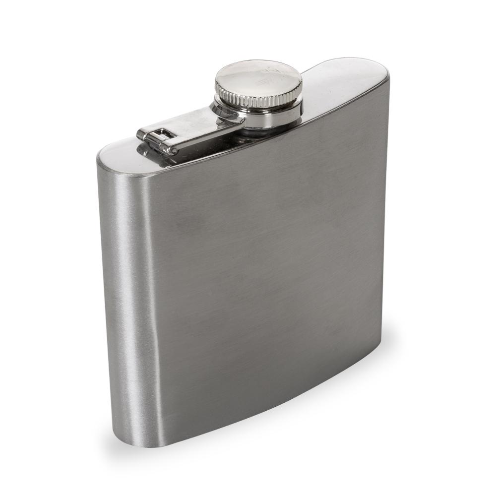 Cantil Porta-Whisky Inox 180ml 6oz — imagem 1
