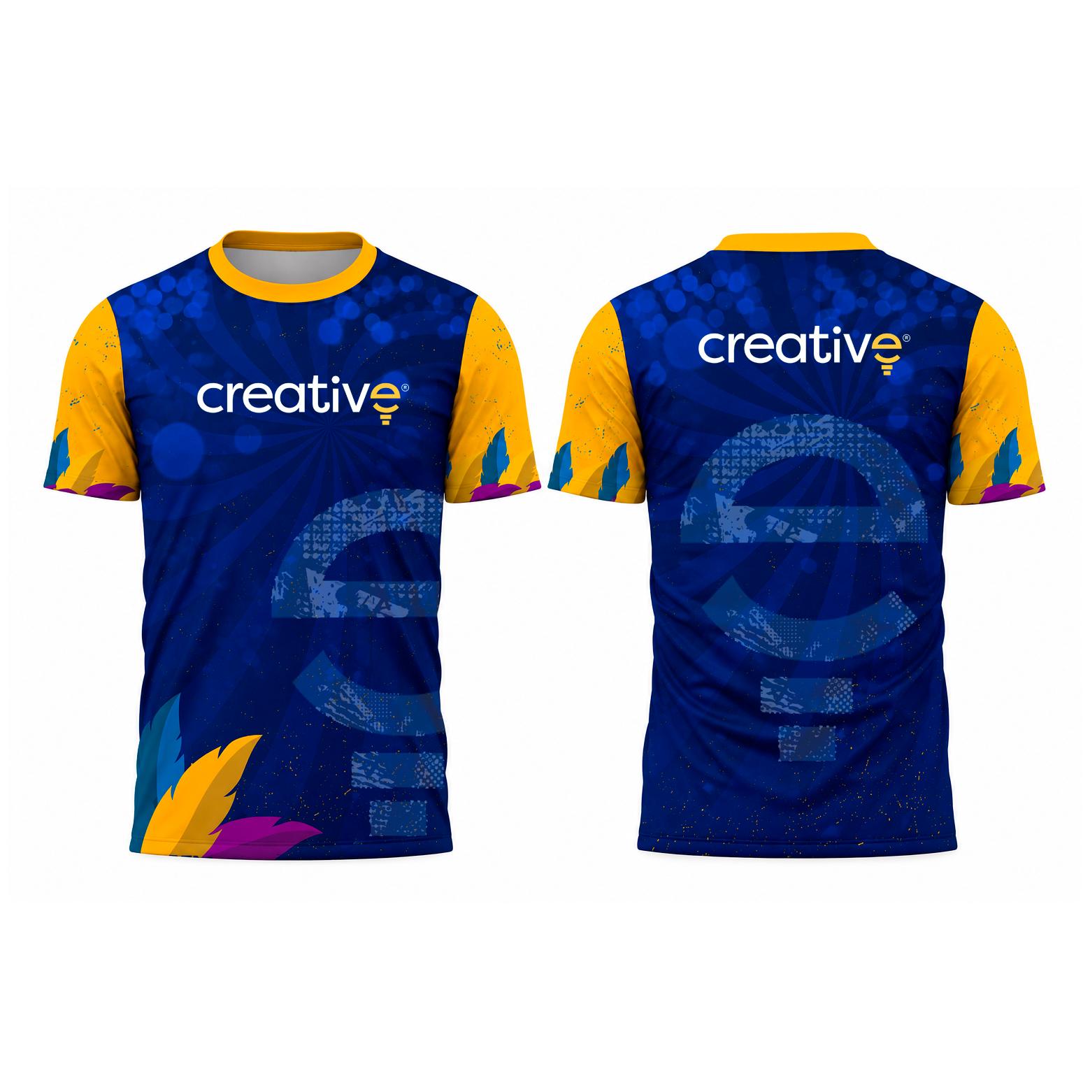 Camiseta Gola Careca Sublimada - Personalizável — imagem 1