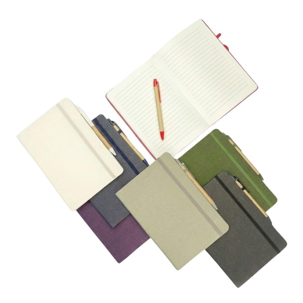 Kit Ecológico Caderneta A5 + Caneta Clique — imagem 1
