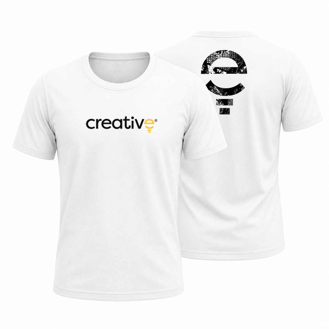 Camiseta Basic White Gola Redonda Unissex — imagem 1