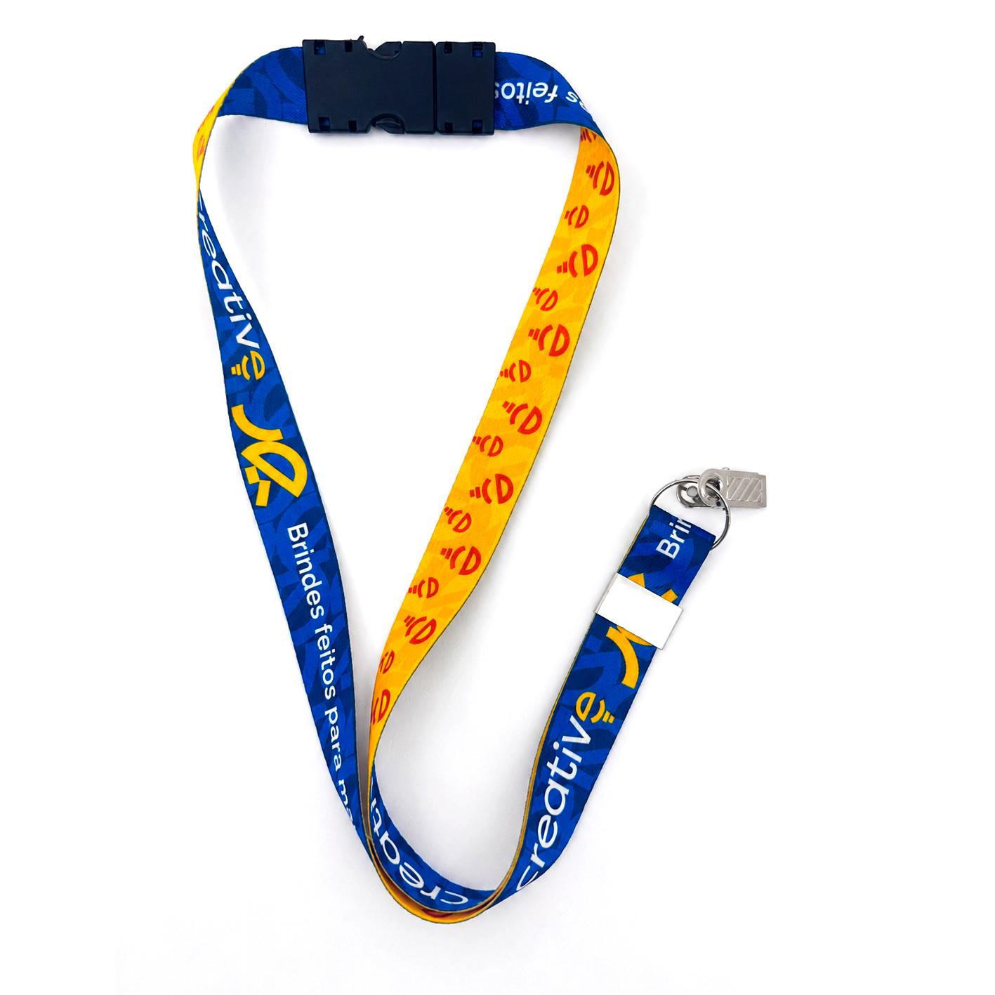 Cordão Crachá 20mm c/ Trava de Segurança - Personalizável — imagem 1