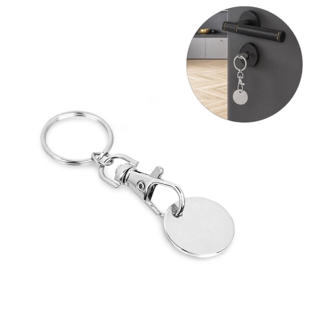 Chaveiro Moeda para Carrinho Personalizado em Metal — imagem 1