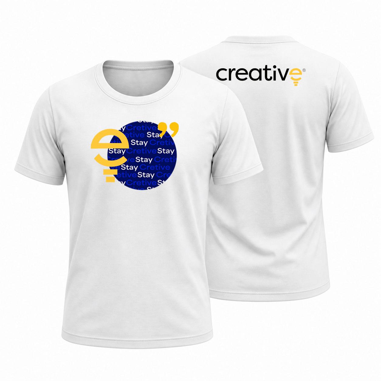 Camiseta Basic White Gola Redonda Unissex — imagem 1