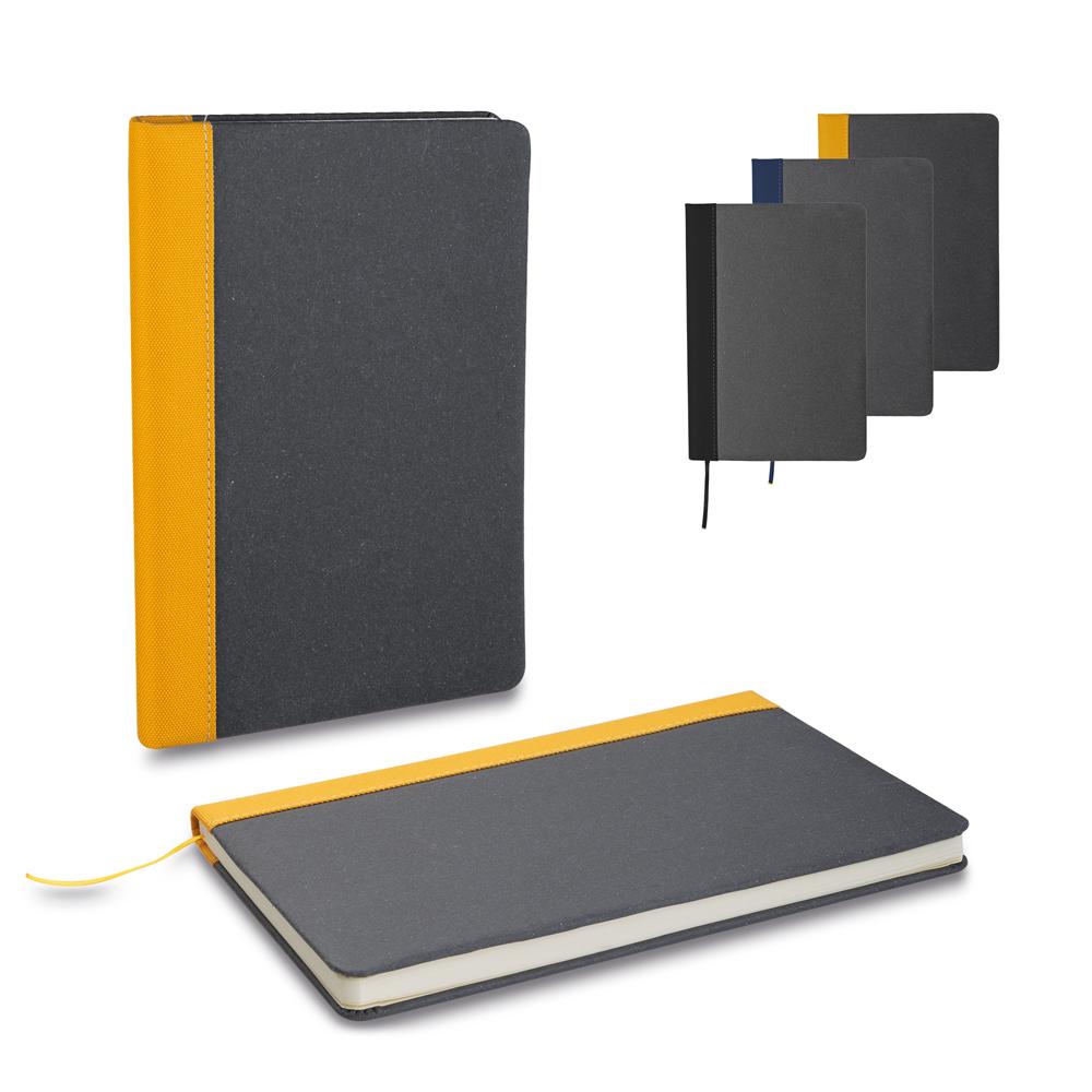 Caderno A5 Personalizado em Couro Reciclado | Pautado — imagem 1