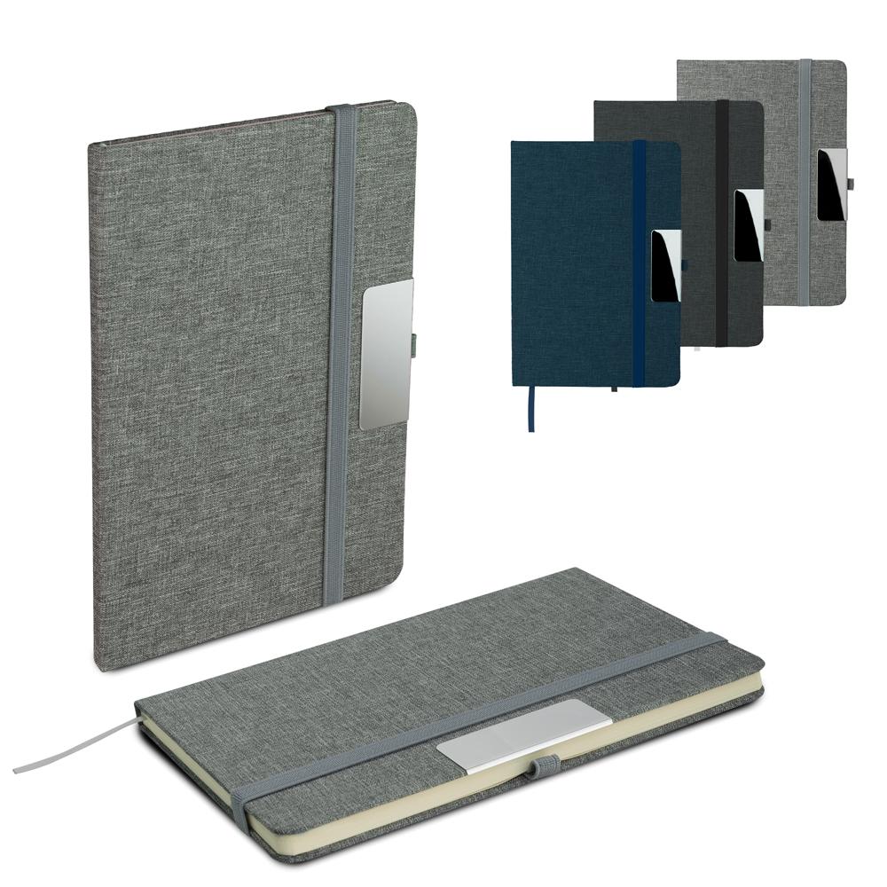 Caderno A5 Personalizado RPET com Placa de Metal — imagem 1