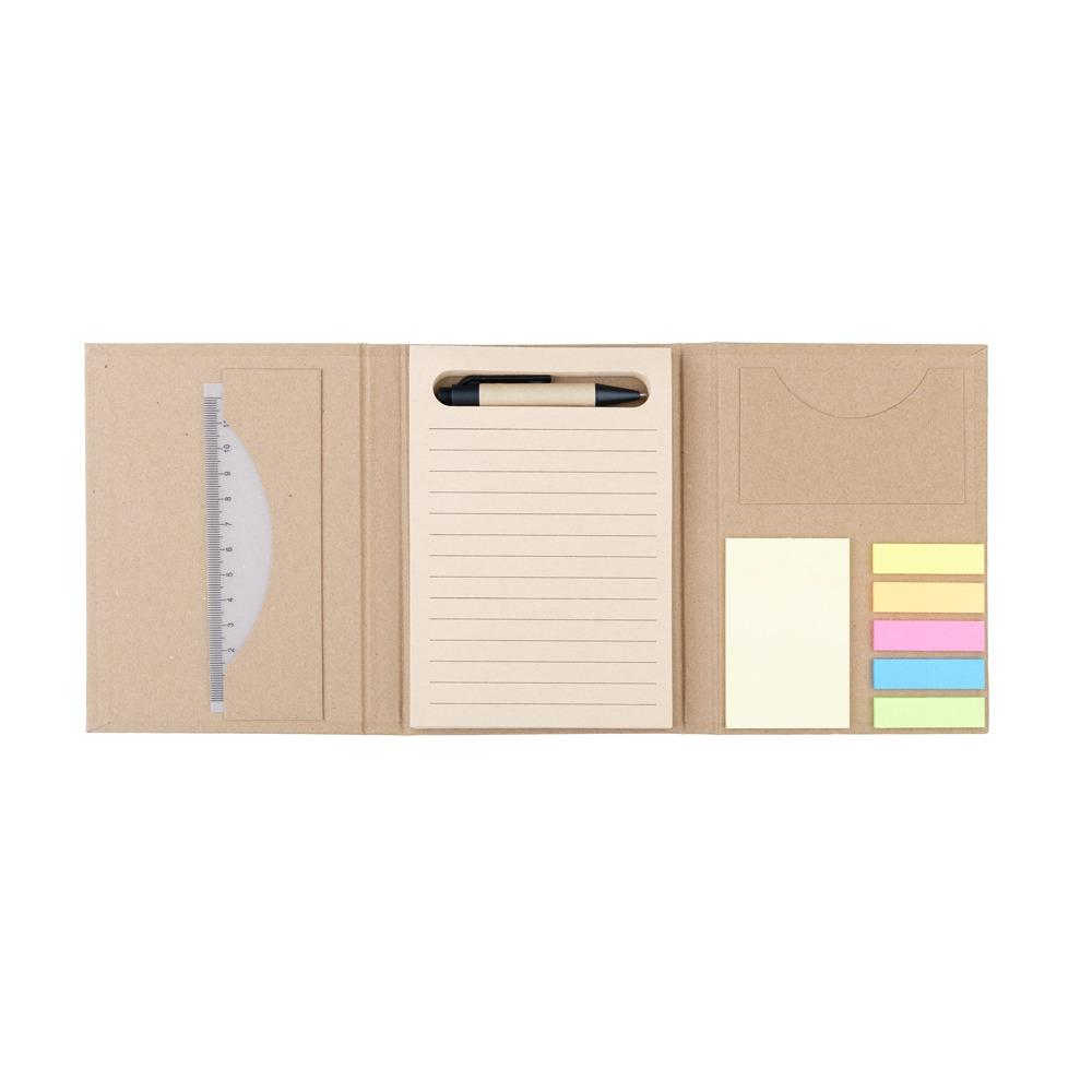 Kit Escritório Ecológico Personalizado com Caneta e Régua — imagem 3