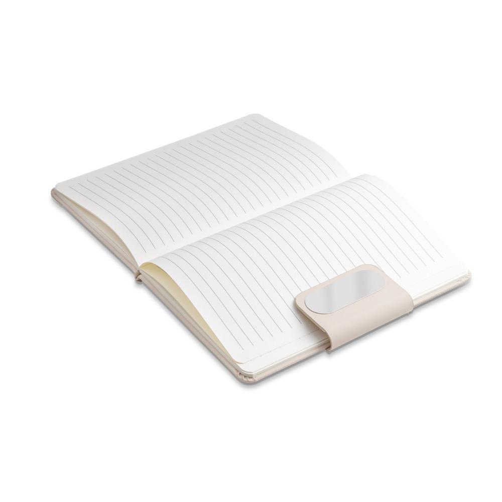 Caderno Personalizado PU Pautado com Placa Metálica — imagem 2