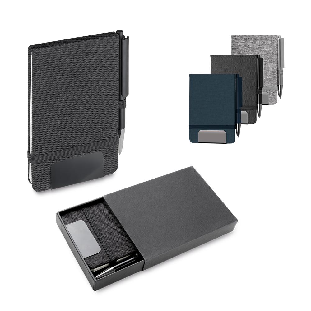 Kit Mini Caderno Personalizado com Caneta de Alumínio — imagem 1