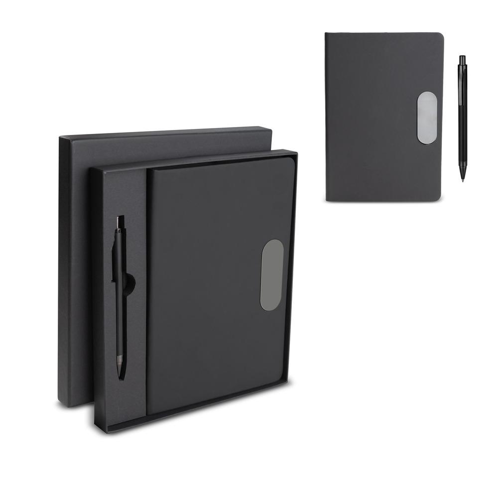 Kit Escritório Personalizado Caderno A5 e Caneta Clique — imagem 1
