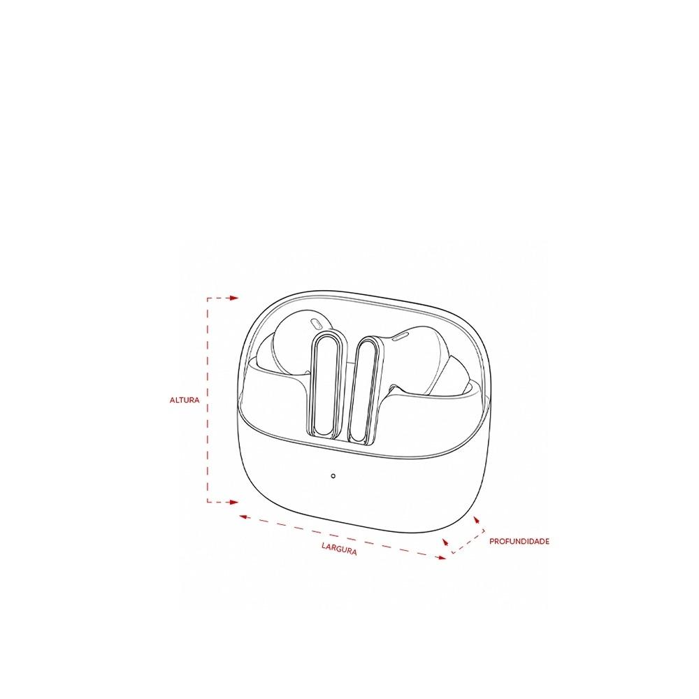 Fone de Ouvido Bluetooth c/ Case — imagem 2
