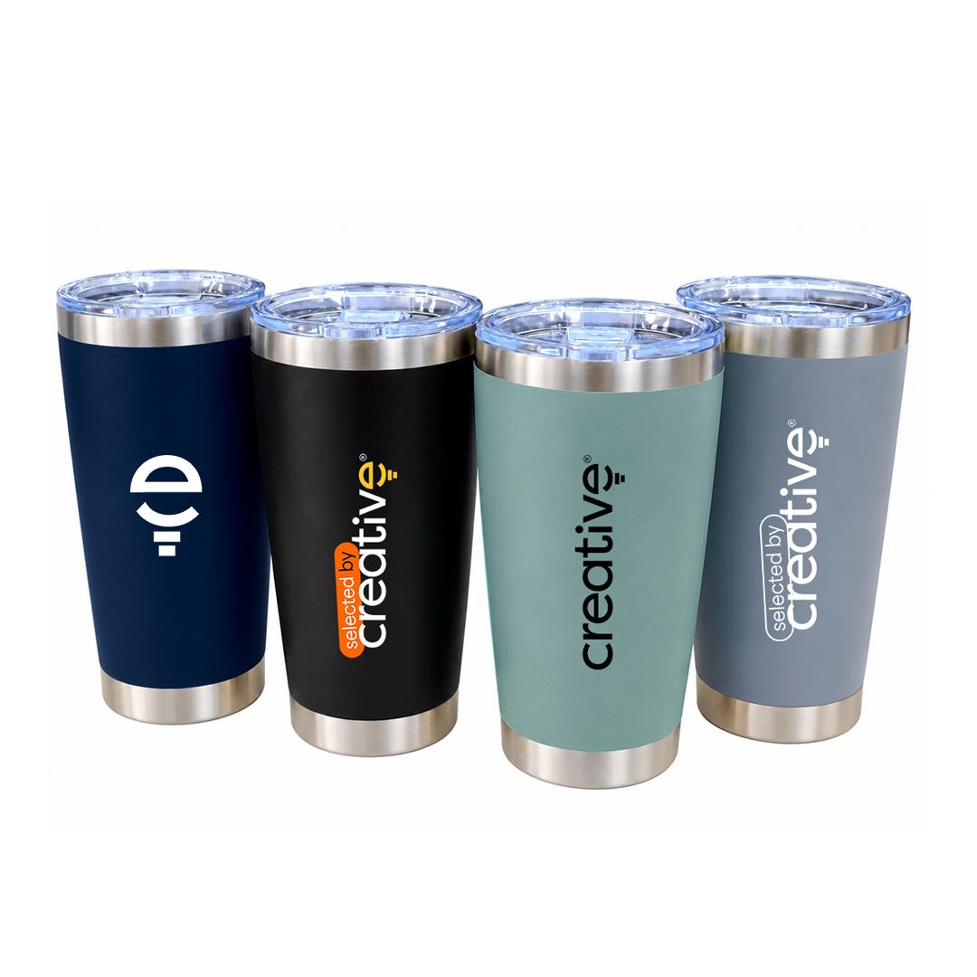 Copo Térmico Inox 304 600ml com Tampa Transparente — imagem 1
