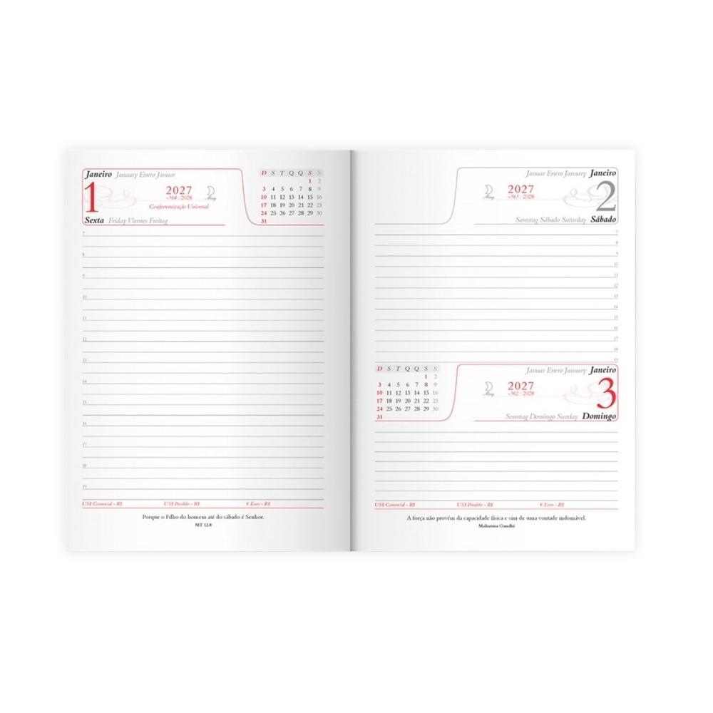 Agenda 2027 Personalizada com Fecho Magnético — imagem 2