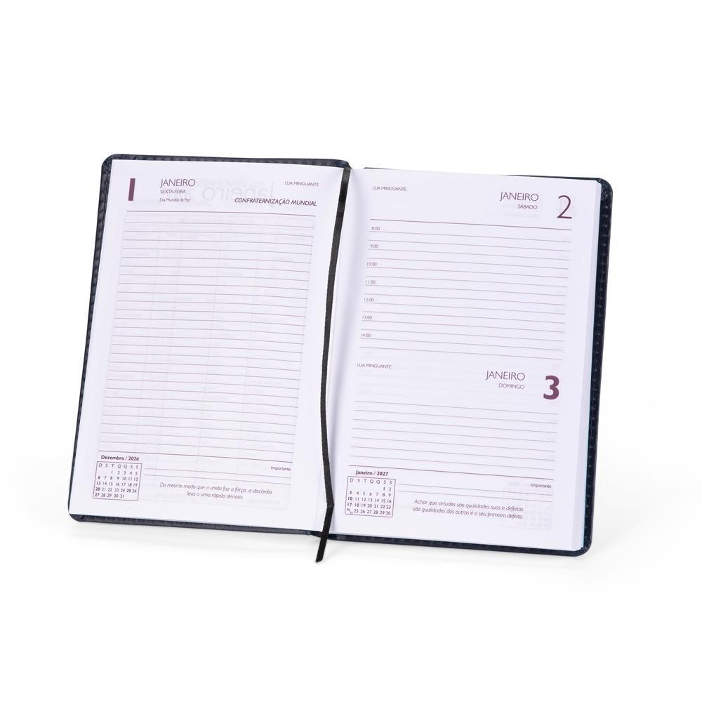 Agenda 2027 Personalizada Diária | Capa em Couro Sintético — imagem 2