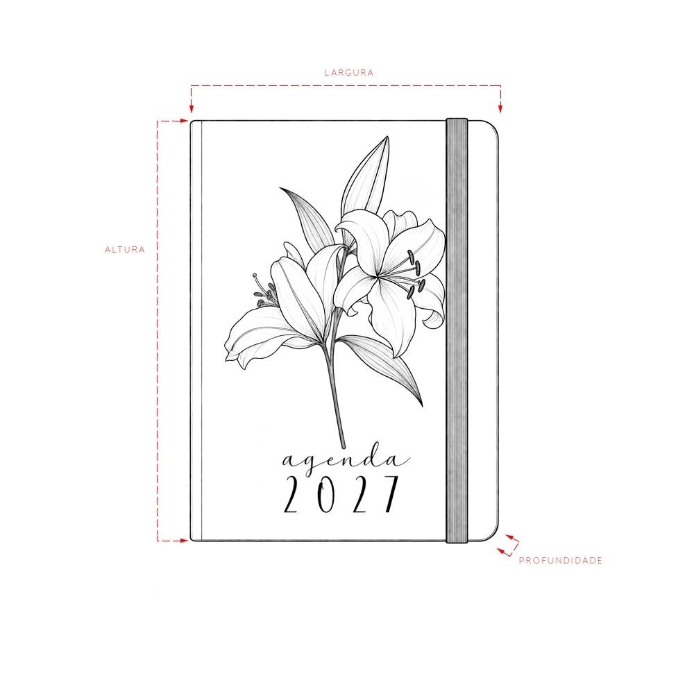 Agenda 2027 Personalizada Diária com Capa Estampada — imagem 3