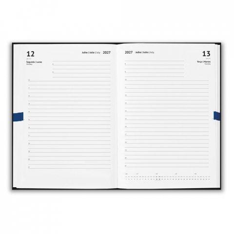Agenda Diária Personalizada 2027 A5 com Elástico — imagem 2