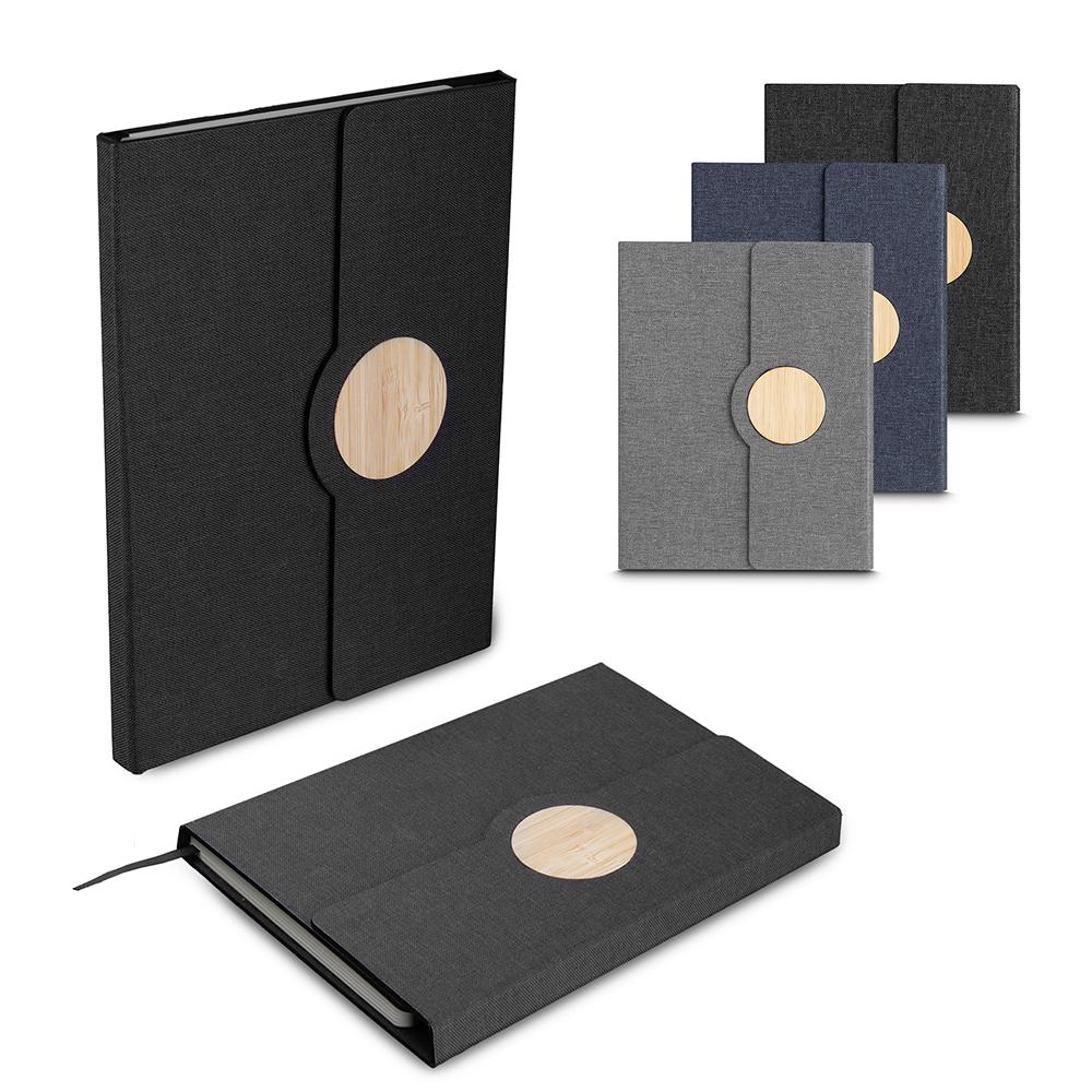 Caderno Ecológico A5 Capa rPET e Bambu — imagem 1