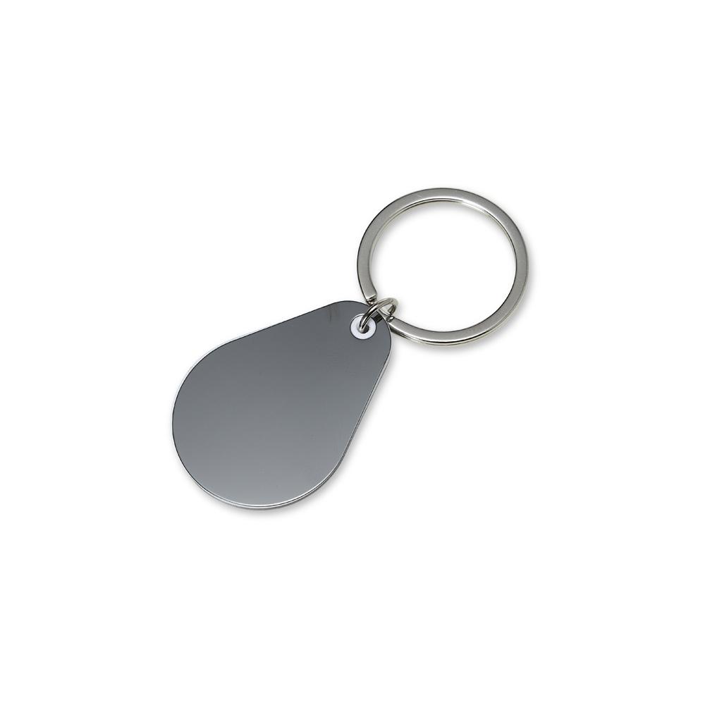 Chaveiro Metal/Plástico Formato Gota — imagem 2