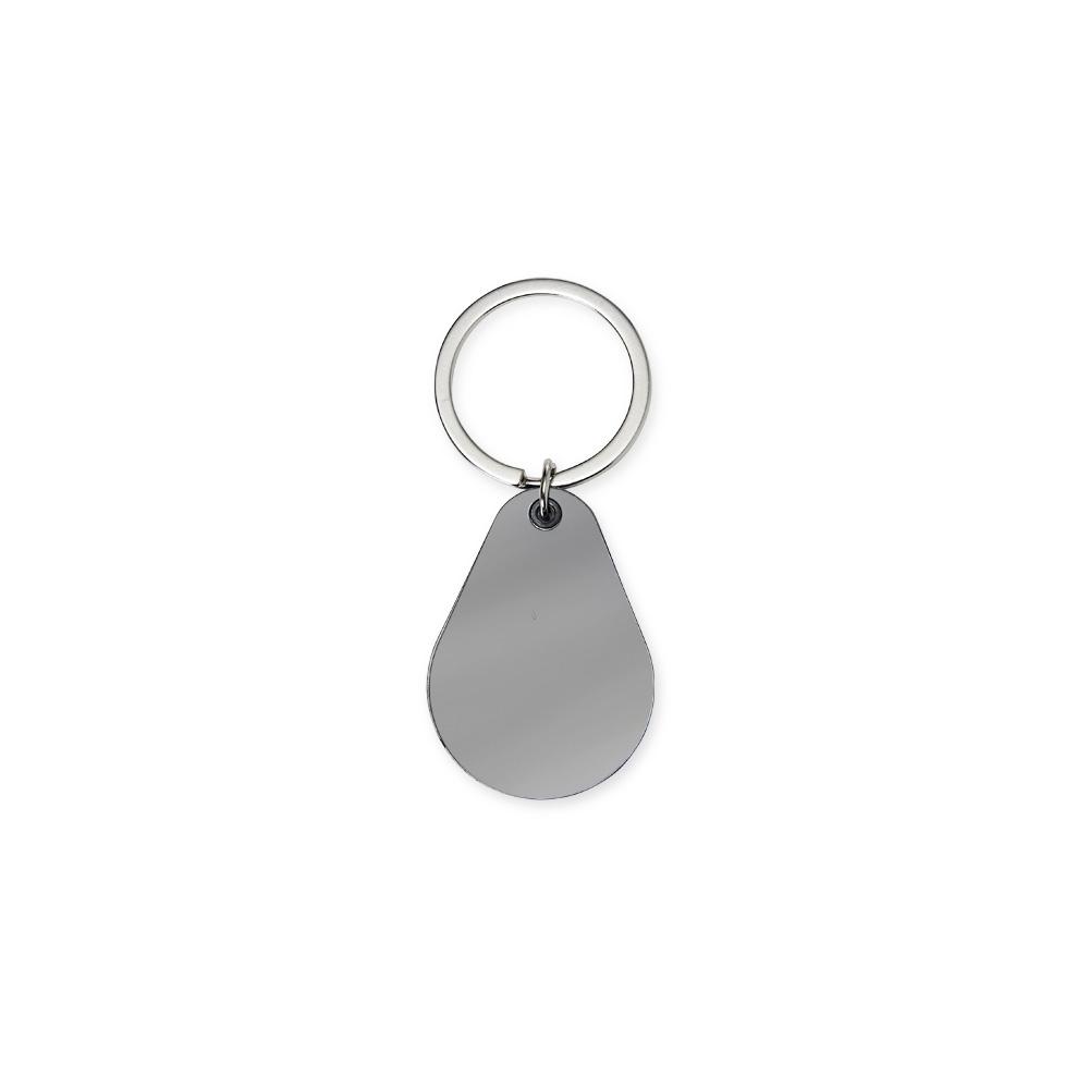 Chaveiro Metal/Plástico Formato Gota — imagem 3