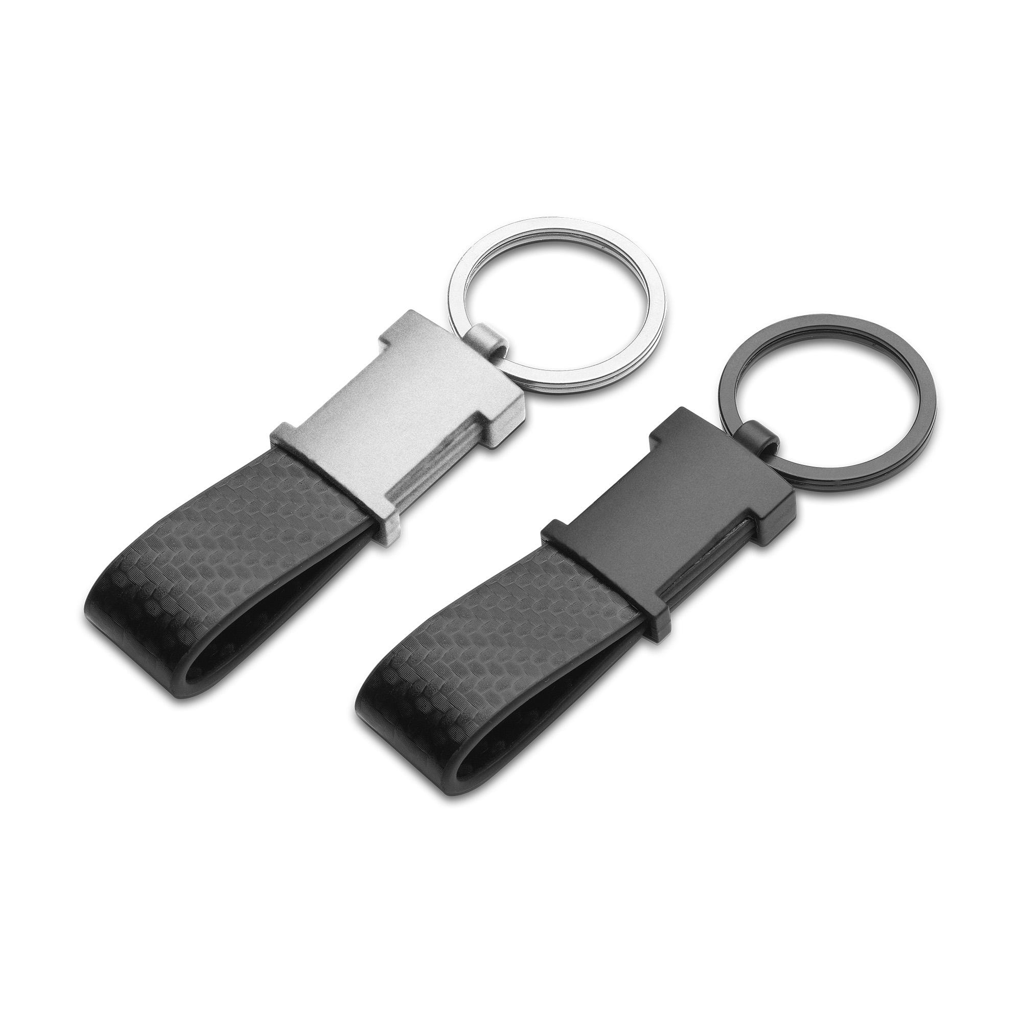 Chaveiro Metal Níquel/PU Brilhante — imagem 1