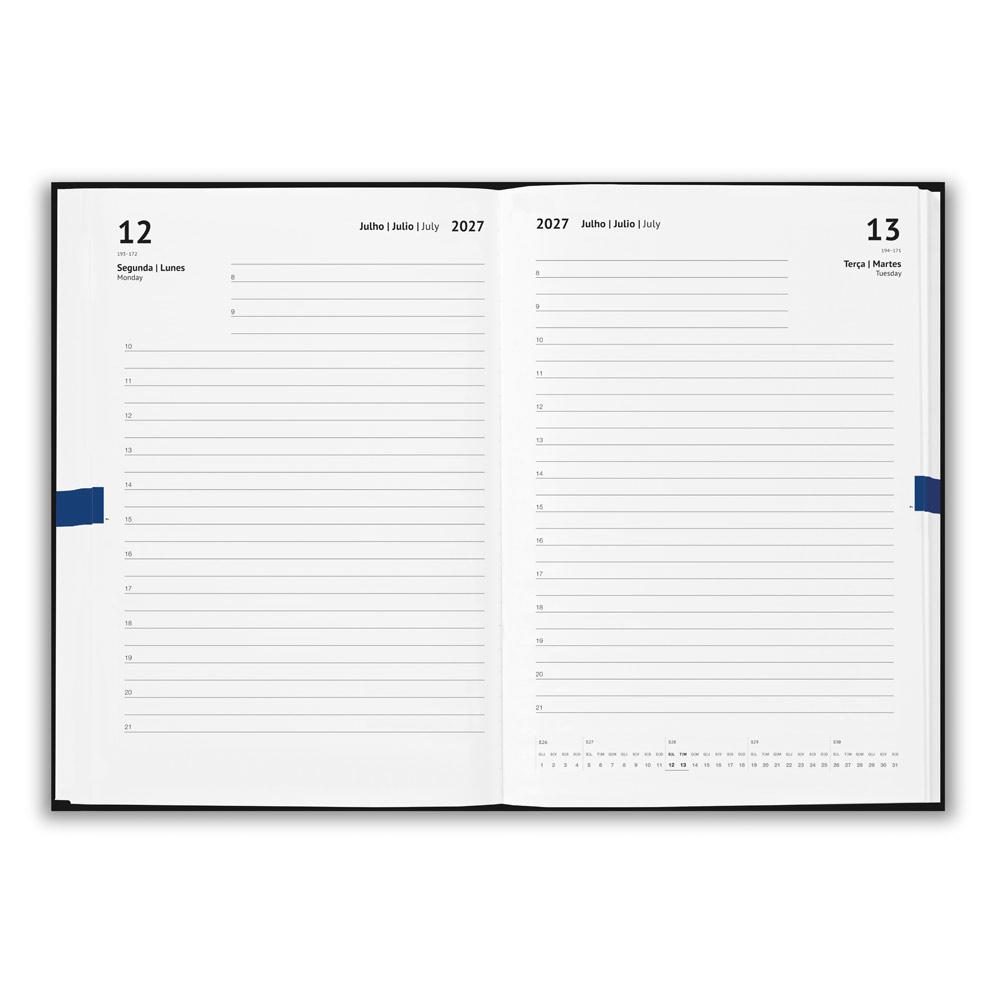 Agenda em PU Personalizada 2027 A5 com Caneta — imagem 3