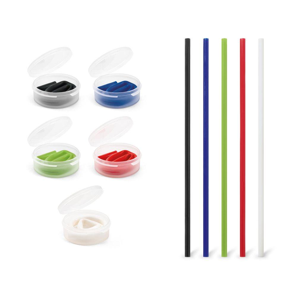 Kit Estojo + Canudo Flexível Silicone — imagem 1