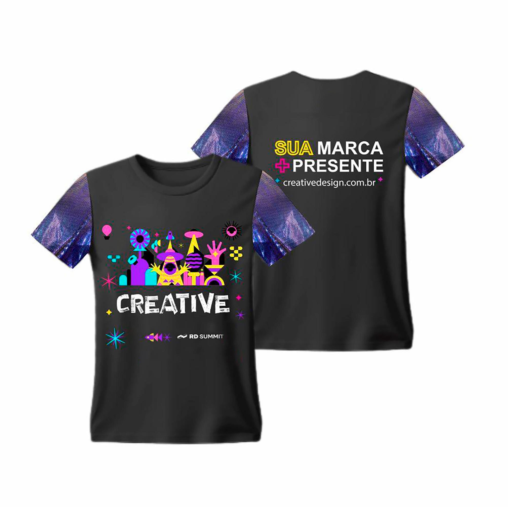 Camiseta Customizada Holográfica — imagem 1