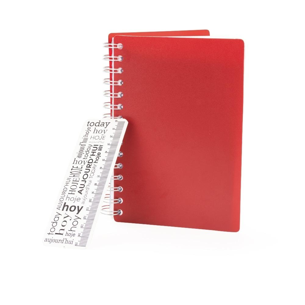 Agenda A5 com Bolso Duplo 2027 Wire-O e Régua — imagem 3