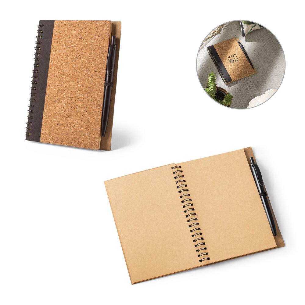 Kit Ecológico Caderno B6 + Caneta Clique — imagem 1