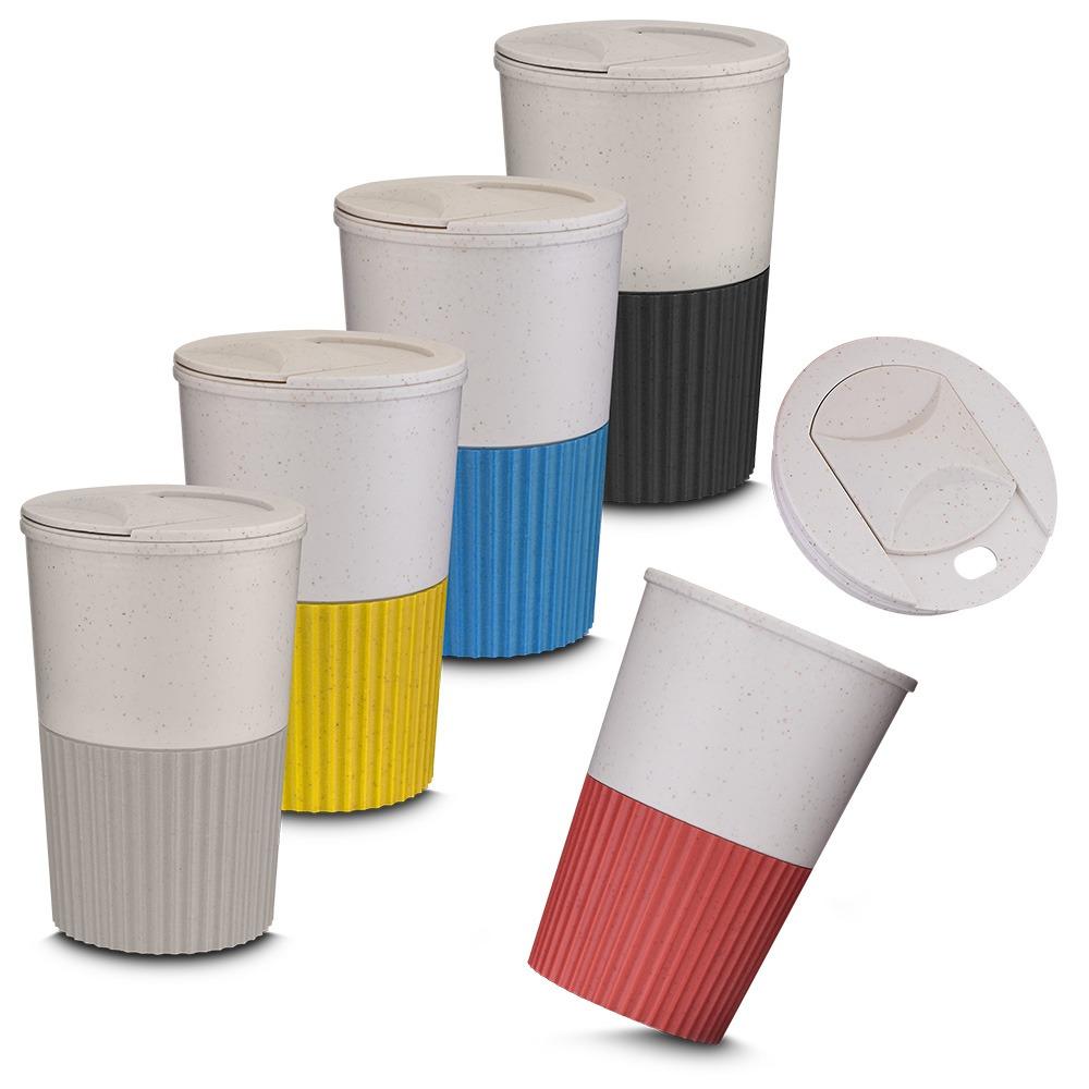 Copo Plástico em Fibra de Trigo 400ml — imagem 1