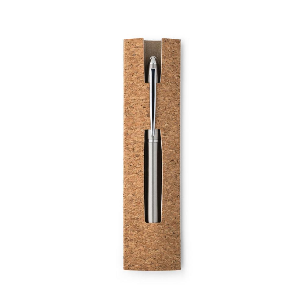 Kit Estojo + Caneta Aço Inox Twist — imagem 1