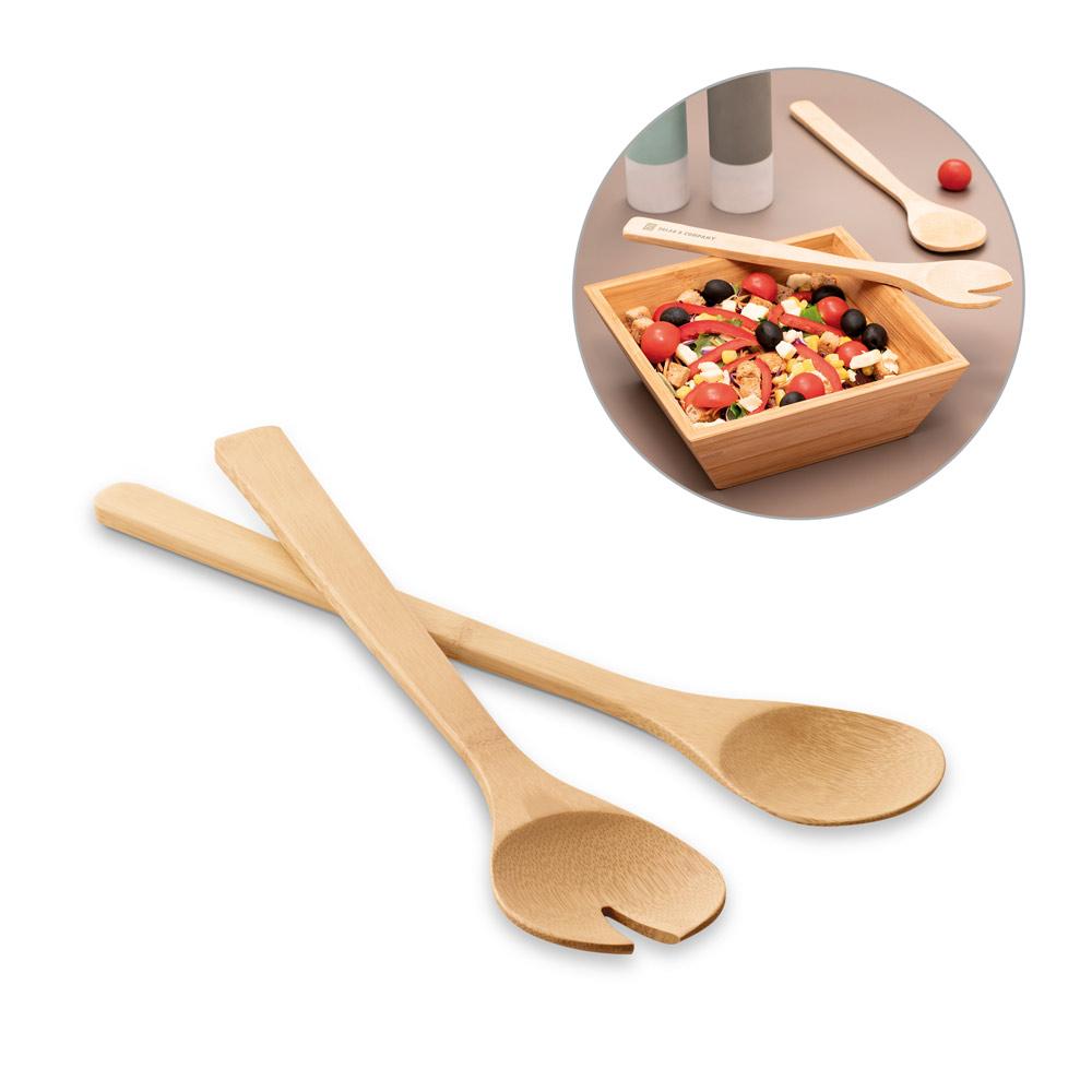 Kit Talheres de Bambu — imagem 1