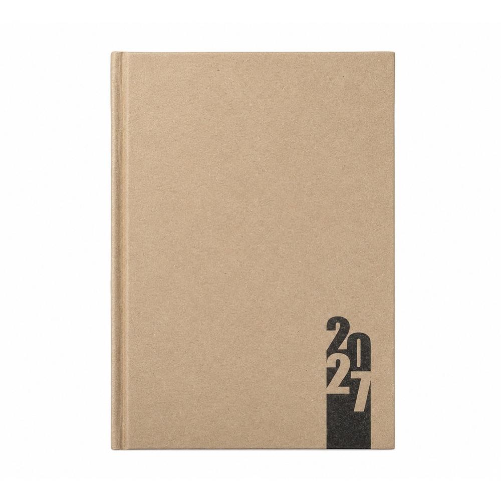 Agenda Diária A5 2027 com Capa Dura Kraft — imagem 1