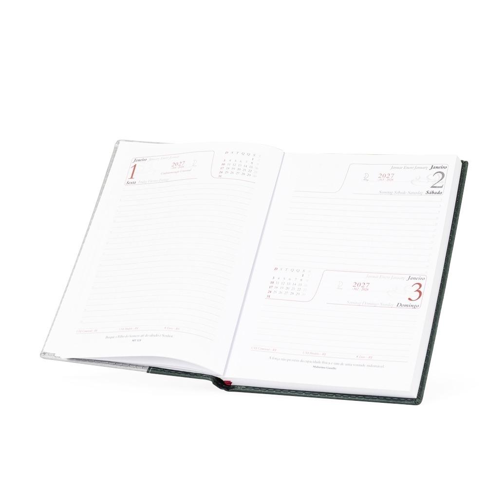 Agenda Metalizada Personalizada 2027 Diária — imagem 3