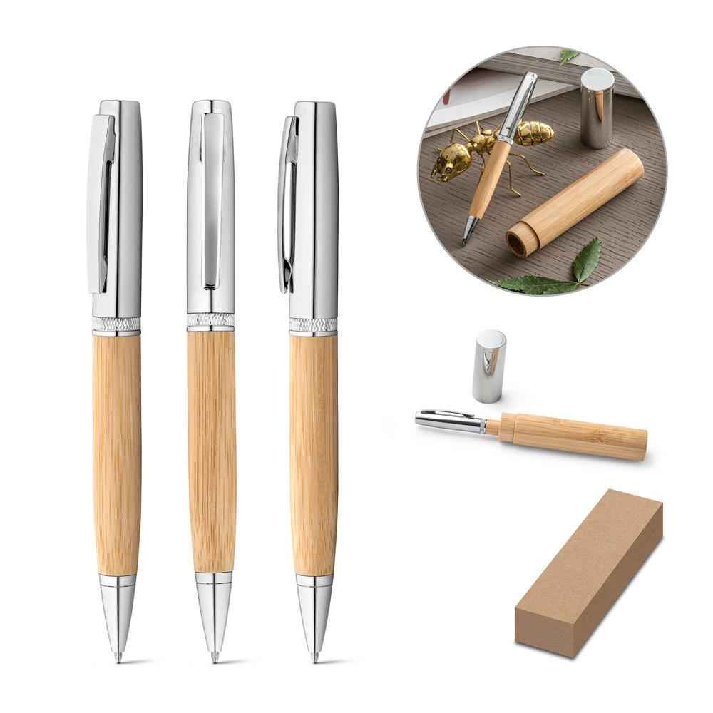 Caneta Ecológica Bambu Twist — imagem 1