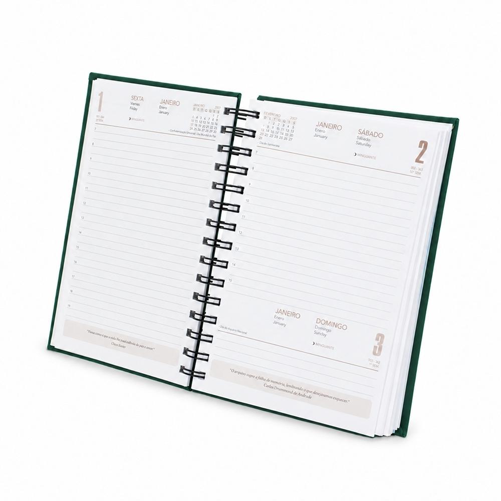 Agenda 2027 Wire-O com Capa Emborrachada — imagem 2