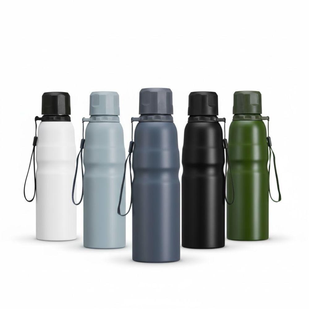 Garrafa Aço Inox Tampa Plástica 800ml — imagem 1