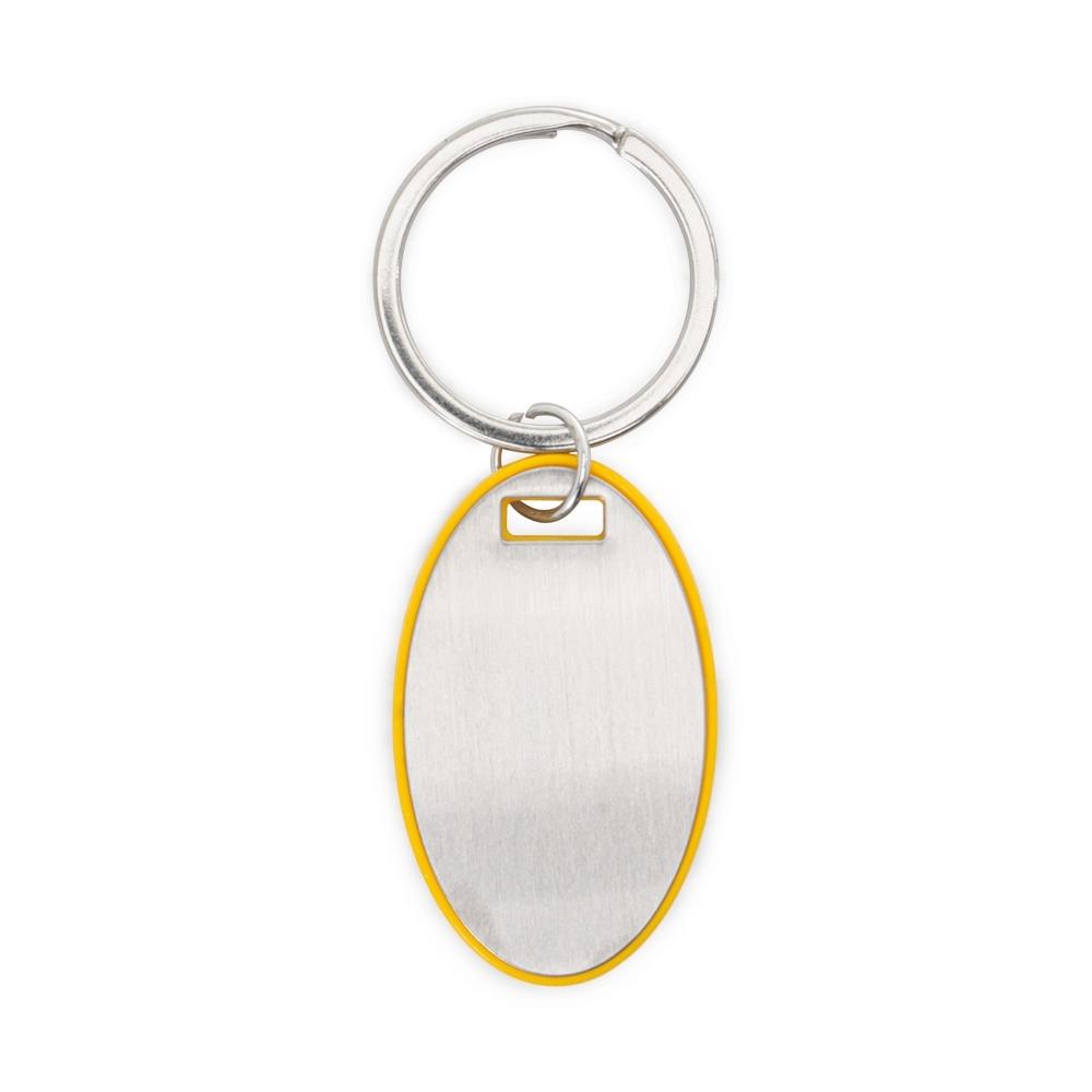 Chaveiro Plástico Chapa Metálica Oval — imagem 6