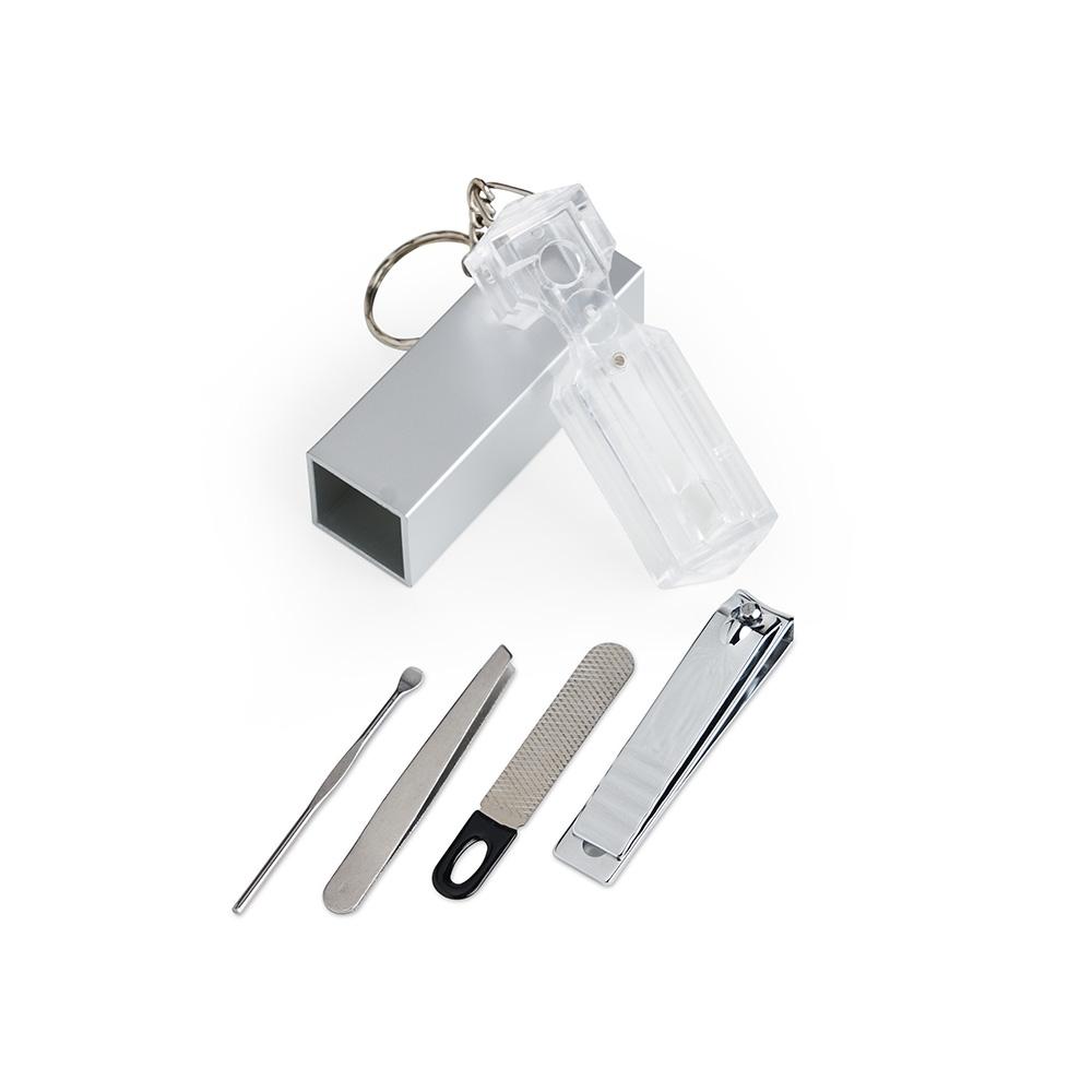 Chaveiro Metal Kit Manicure 4 Peças — imagem 2