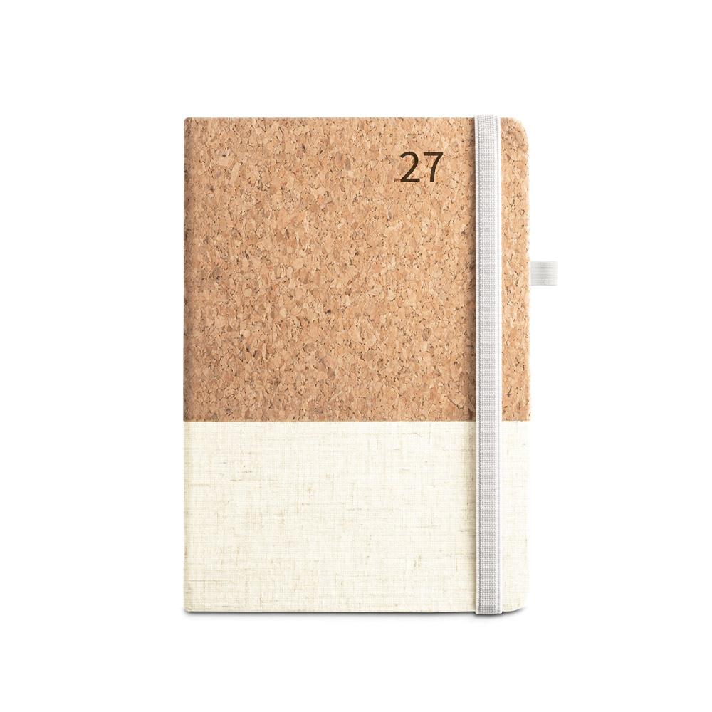 Agenda de Cortiça Personalizada 2027 A5 com Linho — imagem 4
